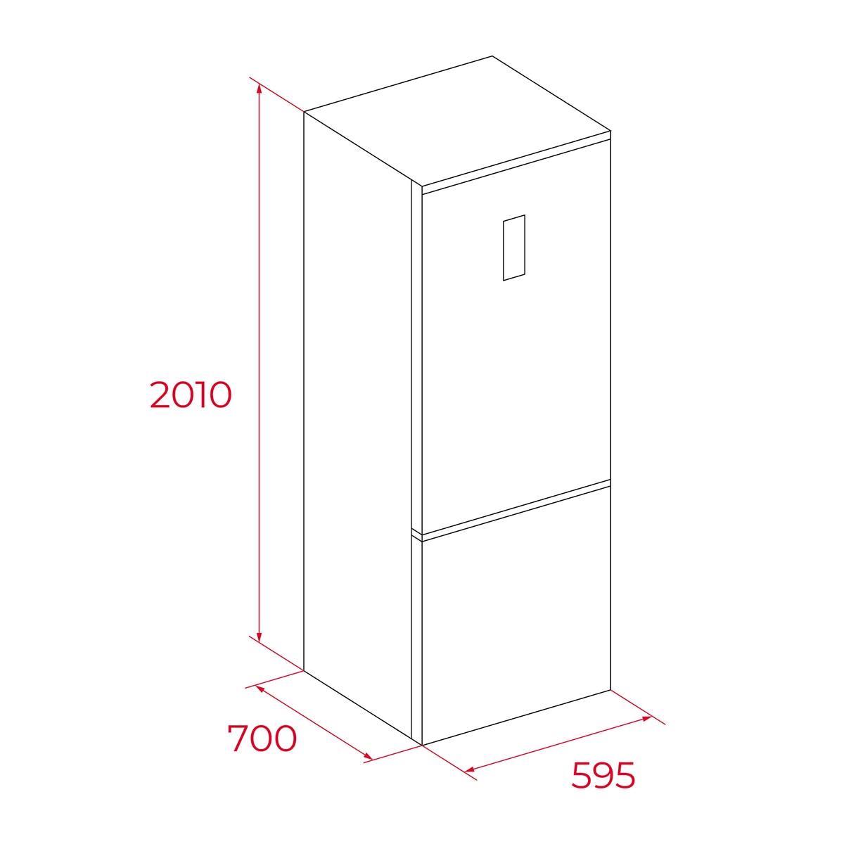 Frigorífico Combi TekaTotal No Frost, AirFlow - RBF 68670 Blanco-12