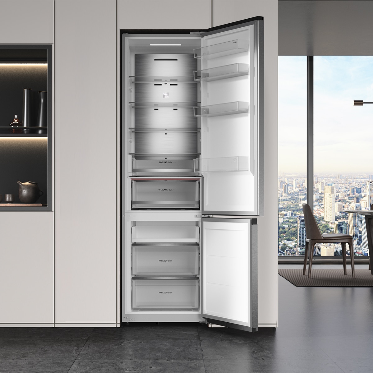 Frigorífico Combi TekaTotal No Frost, Metal Cooling - RBF 88695 Inox-5