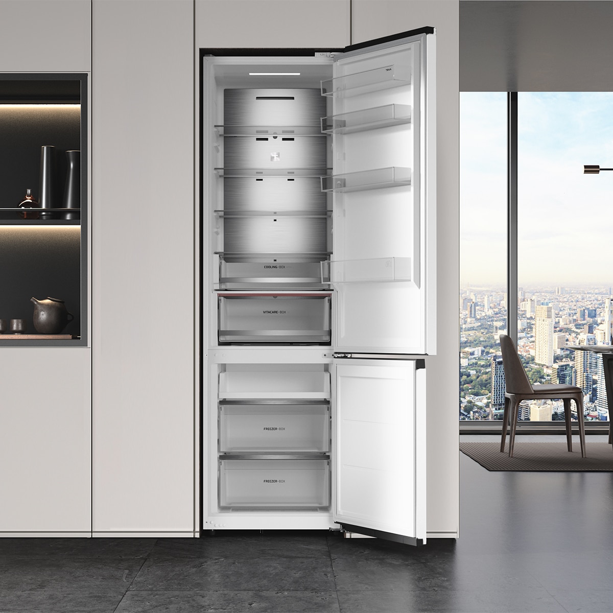 Frigorífico combi Teka In-Line Series RBF 88695 de 362 litros, blanco, Total No Frost - Blanco Blanco-5