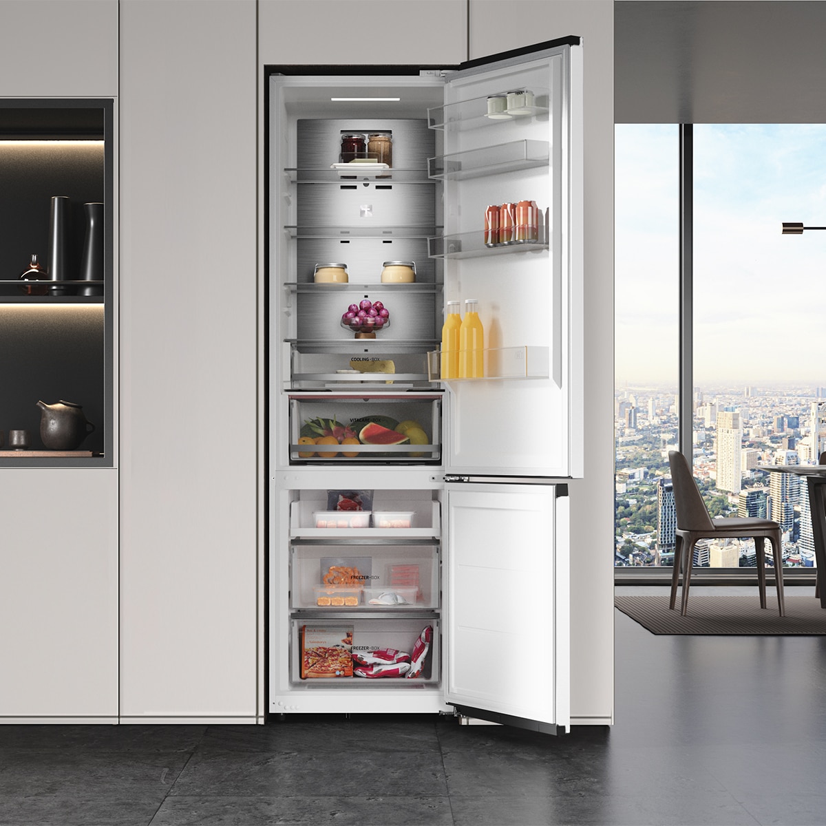 Frigorífico combi Teka In-Line Series RBF 88695 de 362 litros, blanco, Total No Frost - Blanco Blanco-6