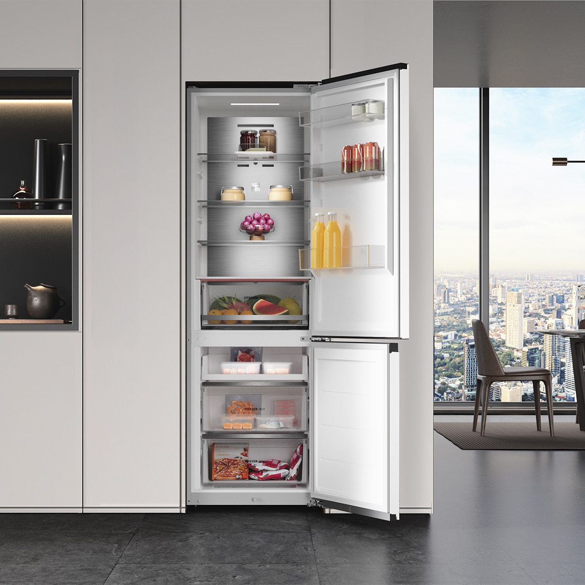 Frigorífico combi Teka In-Line Series RBF 84695 de 330 litros, , Total No Frost - Blanco Blanco-6