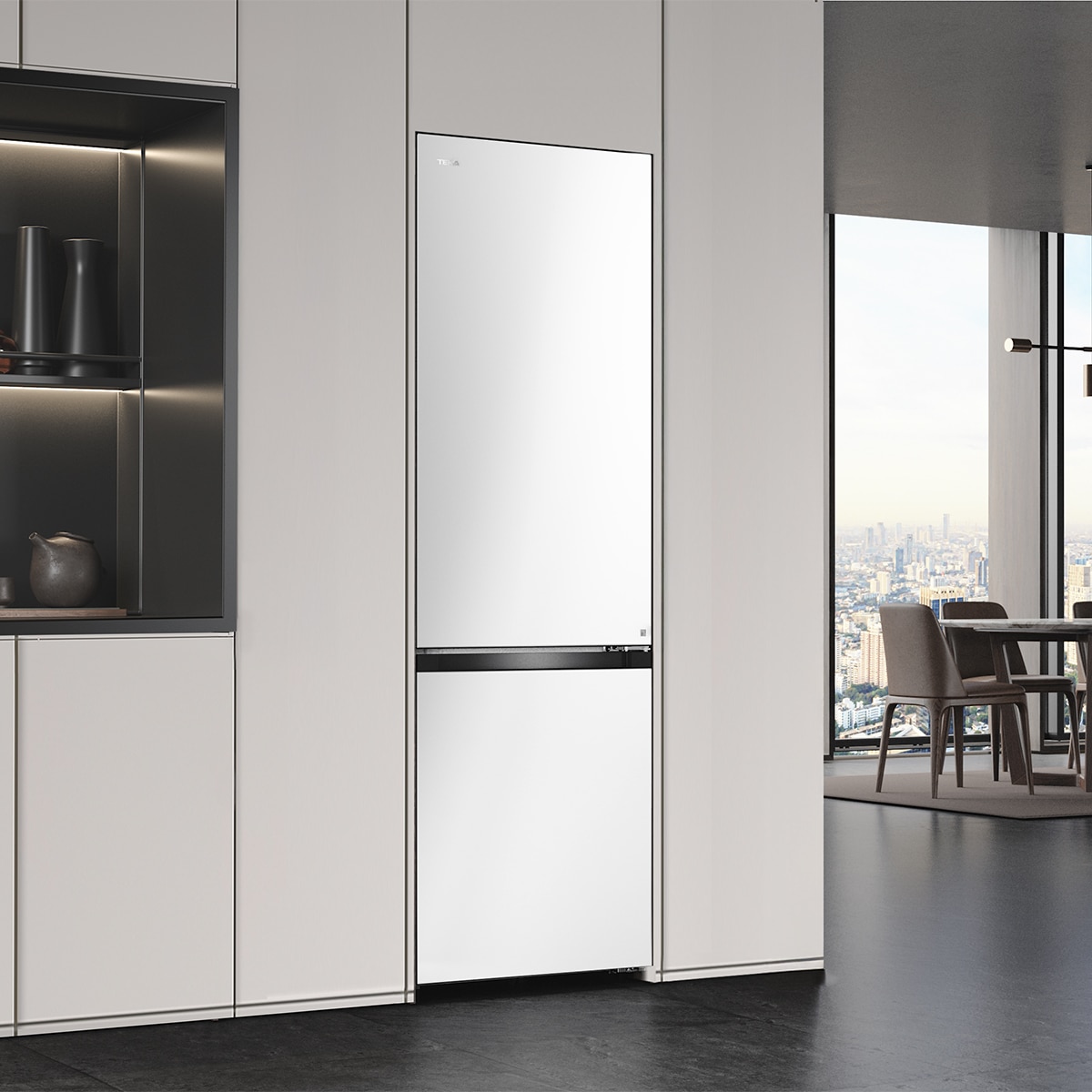 Frigorífico combi Teka In-Line Series RBF 84695 de 330 litros, , Total No Frost - Blanco Blanco-7
