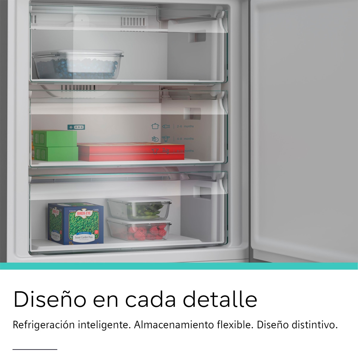 Frigorífico Combinado Siemens KG49NVXCG Total No Frost Aço Preto Anti-Impressões Digitais-6