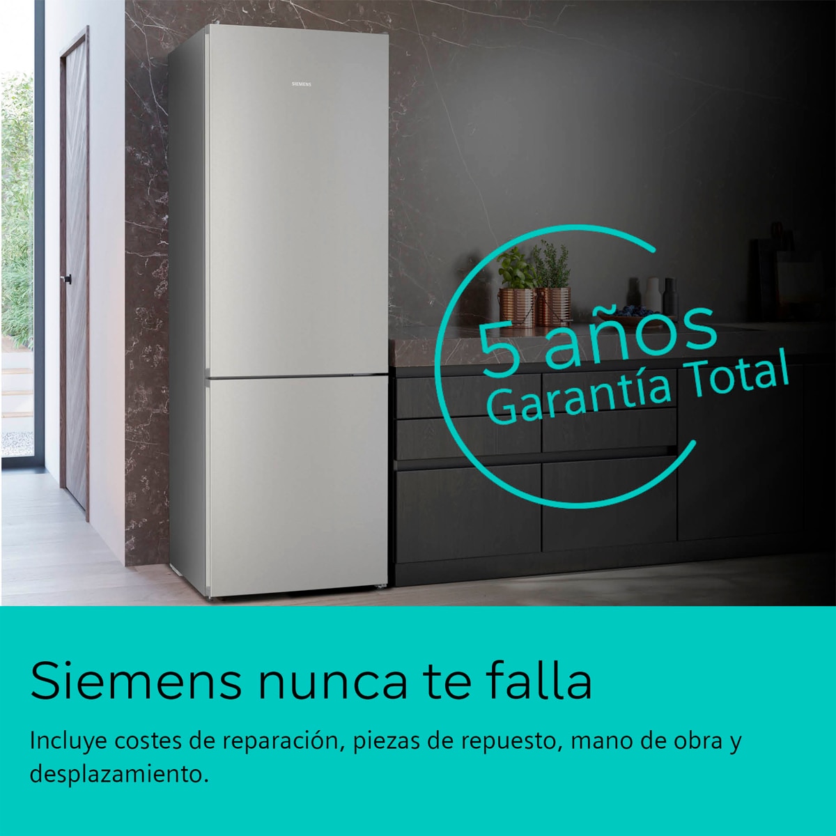 Frigorífico Combinado Siemens KG49NVICG Total No Frost Aço Antimarcas-4