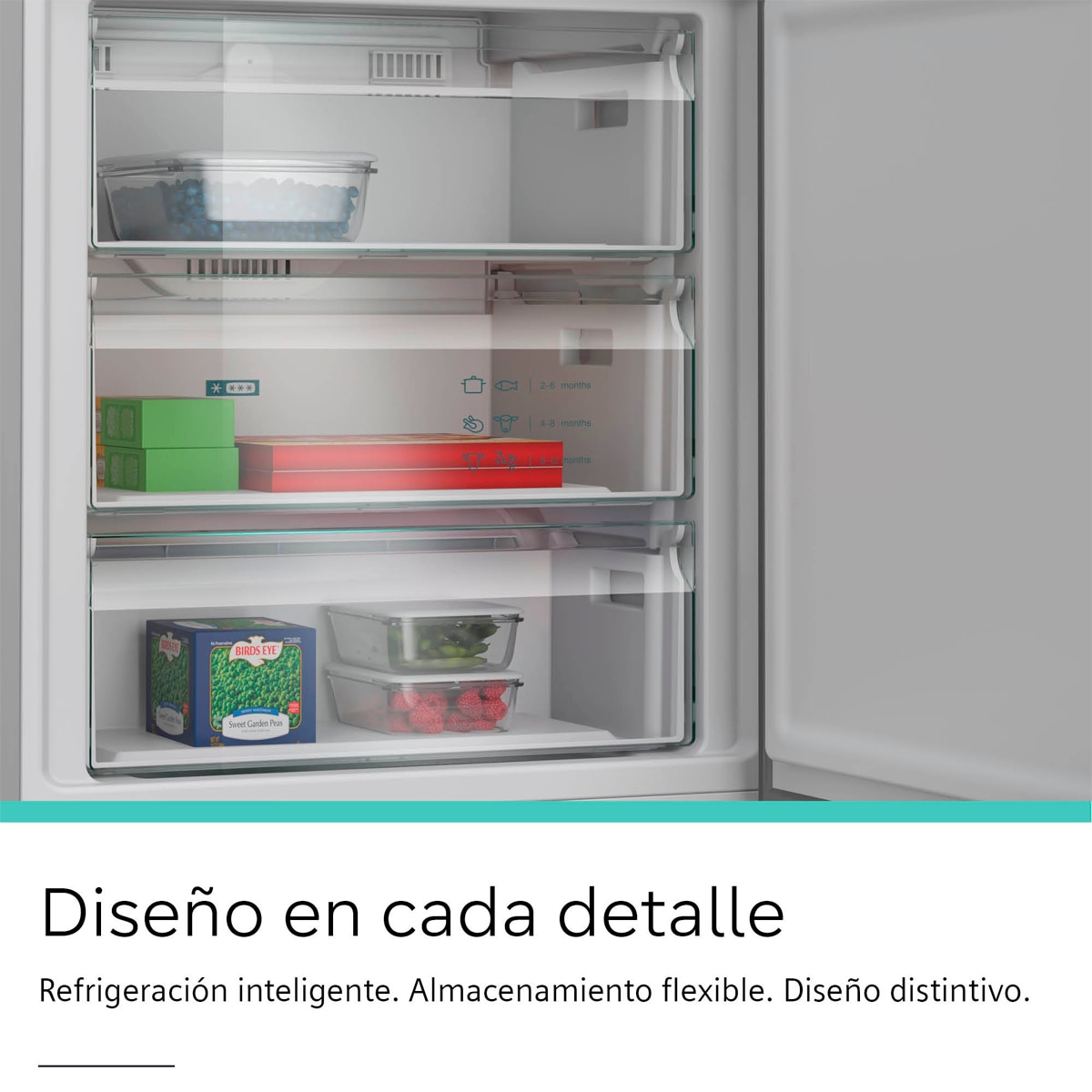 Frigorífico Combinado Siemens KG49NVICG Total No Frost Aço Antimarcas-6