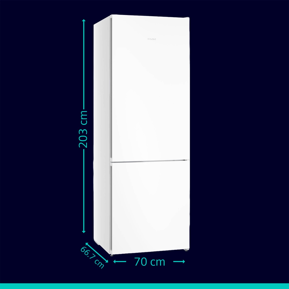 Frigorífico Combinado Siemens KG49NVWDG Total No Frost Branco-2