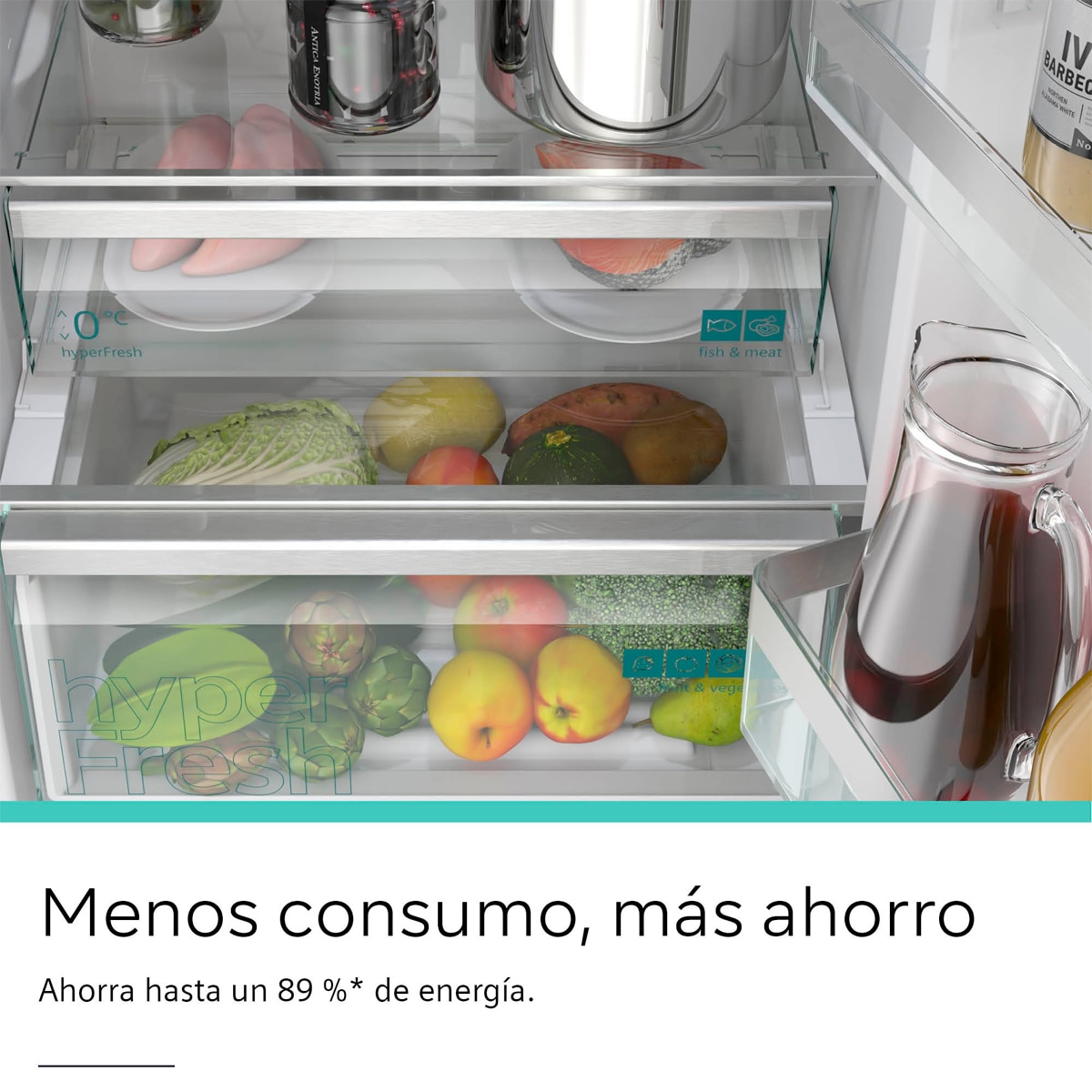 Frigorífico combi Siemens, Total No Frost - KG39NVIAG Acero antihuellas-13