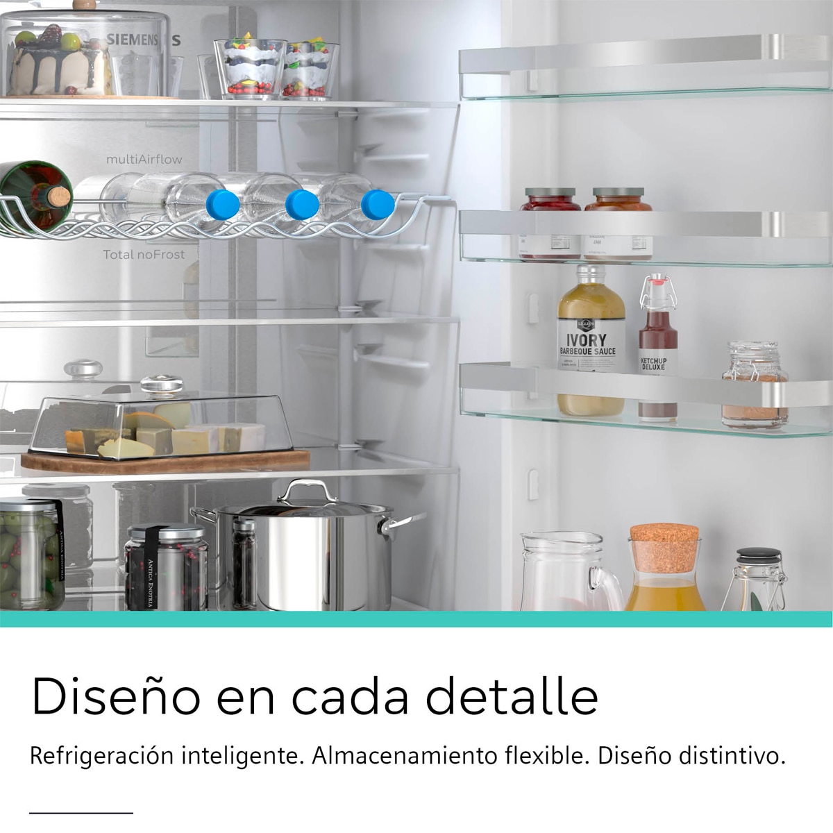Frigorífico Combinado Siemens KG39NVIBG Total No Frost Aço Antimarcas-5