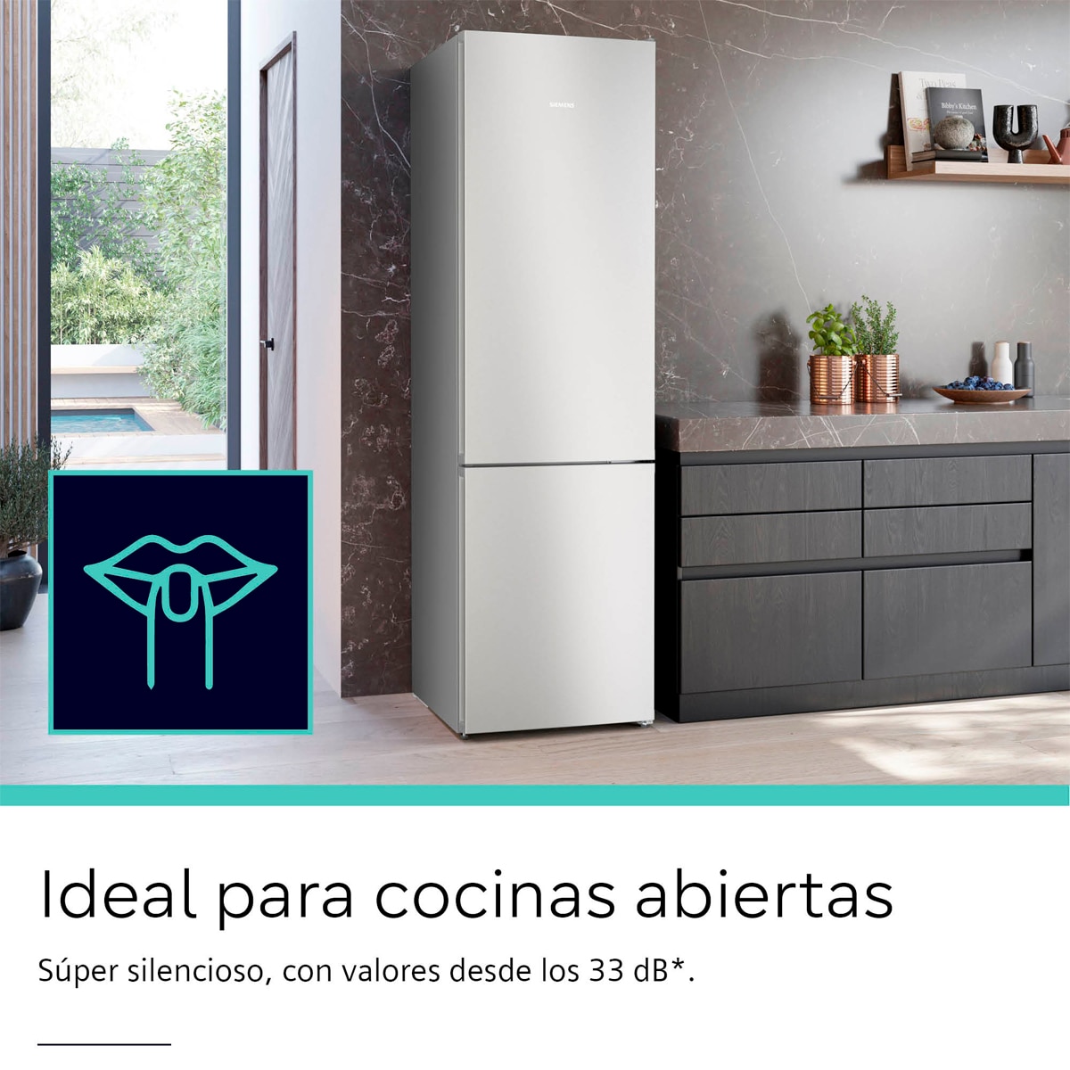 Frigorífico Combinado Siemens KG39NVIBG Total No Frost Aço Antimarcas-6