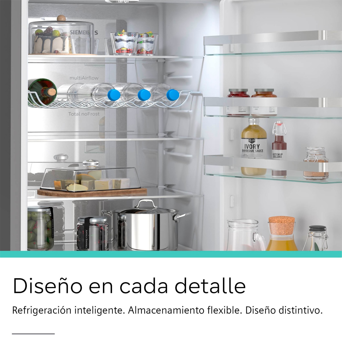 Frigorífico combi Siemens, Total No Frost - KG39NVXCG Acero negro antihuellas-6