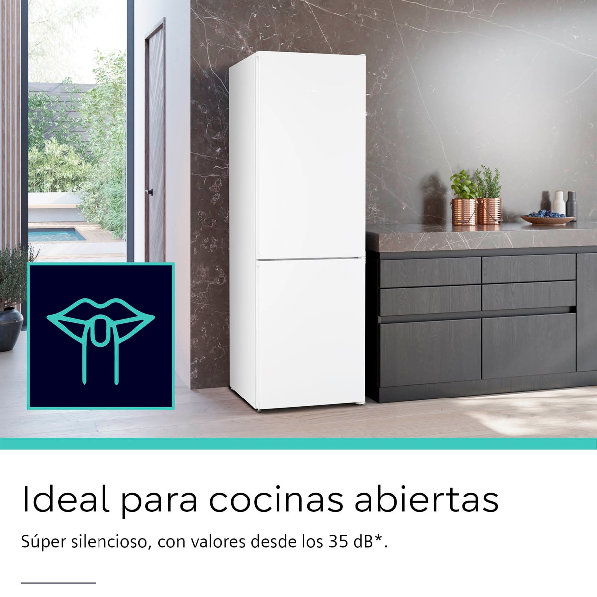 Frigorífico Combinado Siemens KG36NVWCG Total No Frost Branco-7
