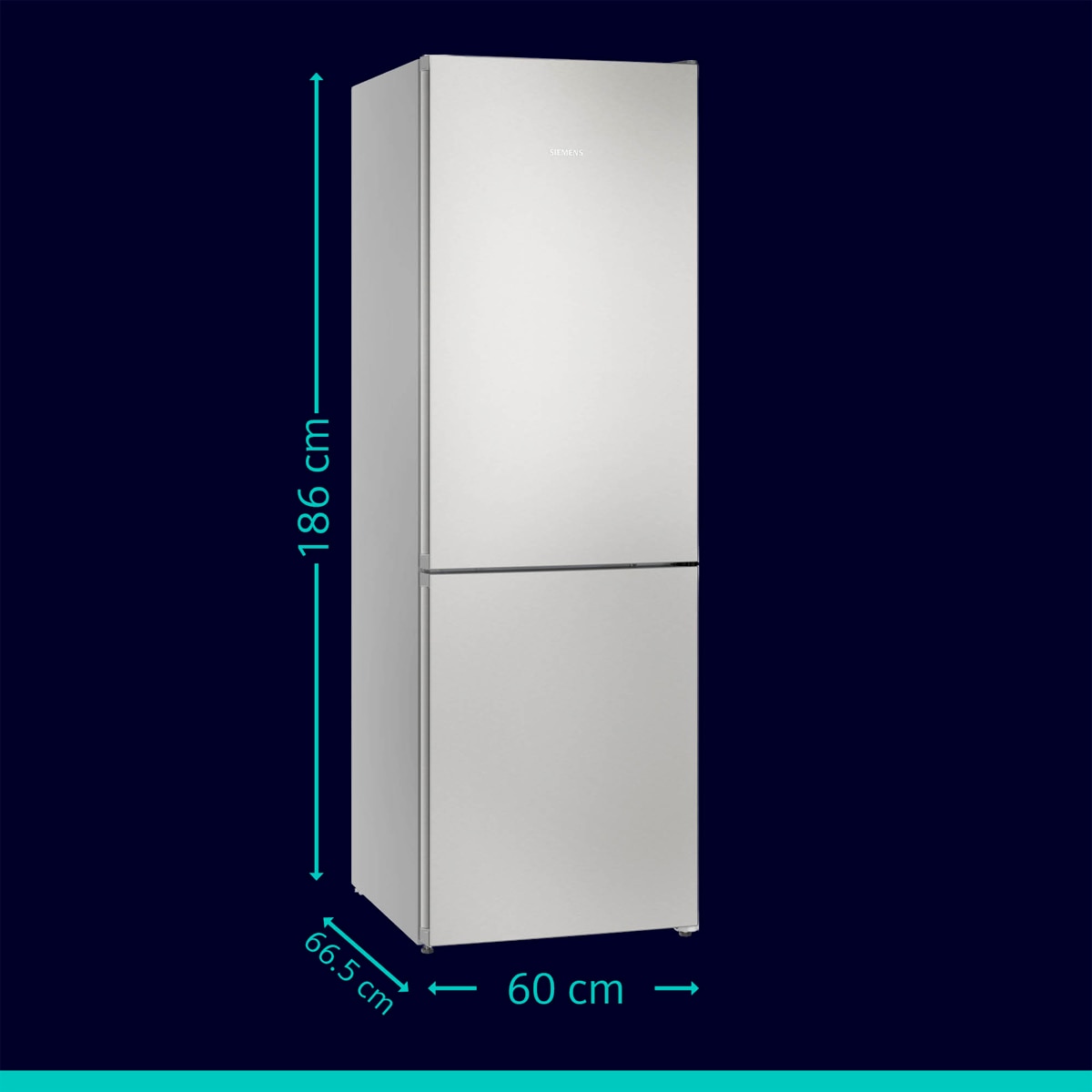 Frigorífico Combinado Siemens KG36NVIDG Total No Frost Aço Antimarcas-2