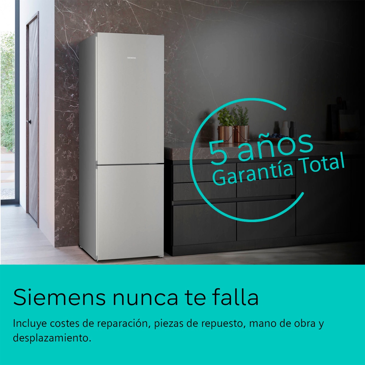 Frigorífico Combinado Siemens KG36NVIDG Total No Frost Aço Antimarcas-3