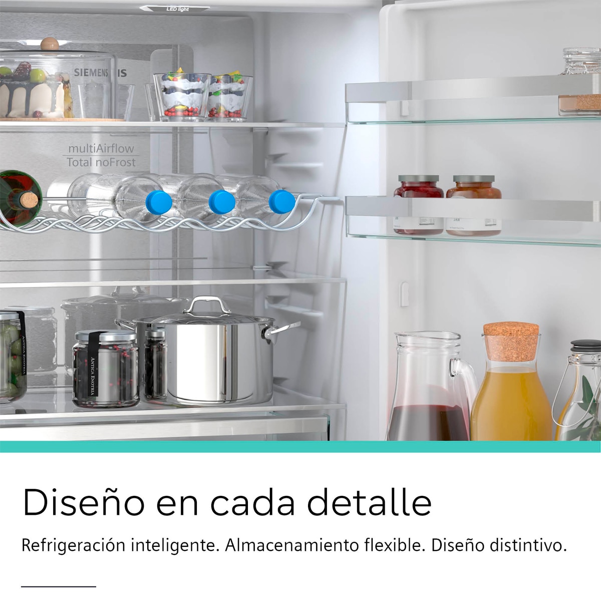Frigorífico Combinado Siemens KG36NVIDG Total No Frost Aço Antimarcas-5