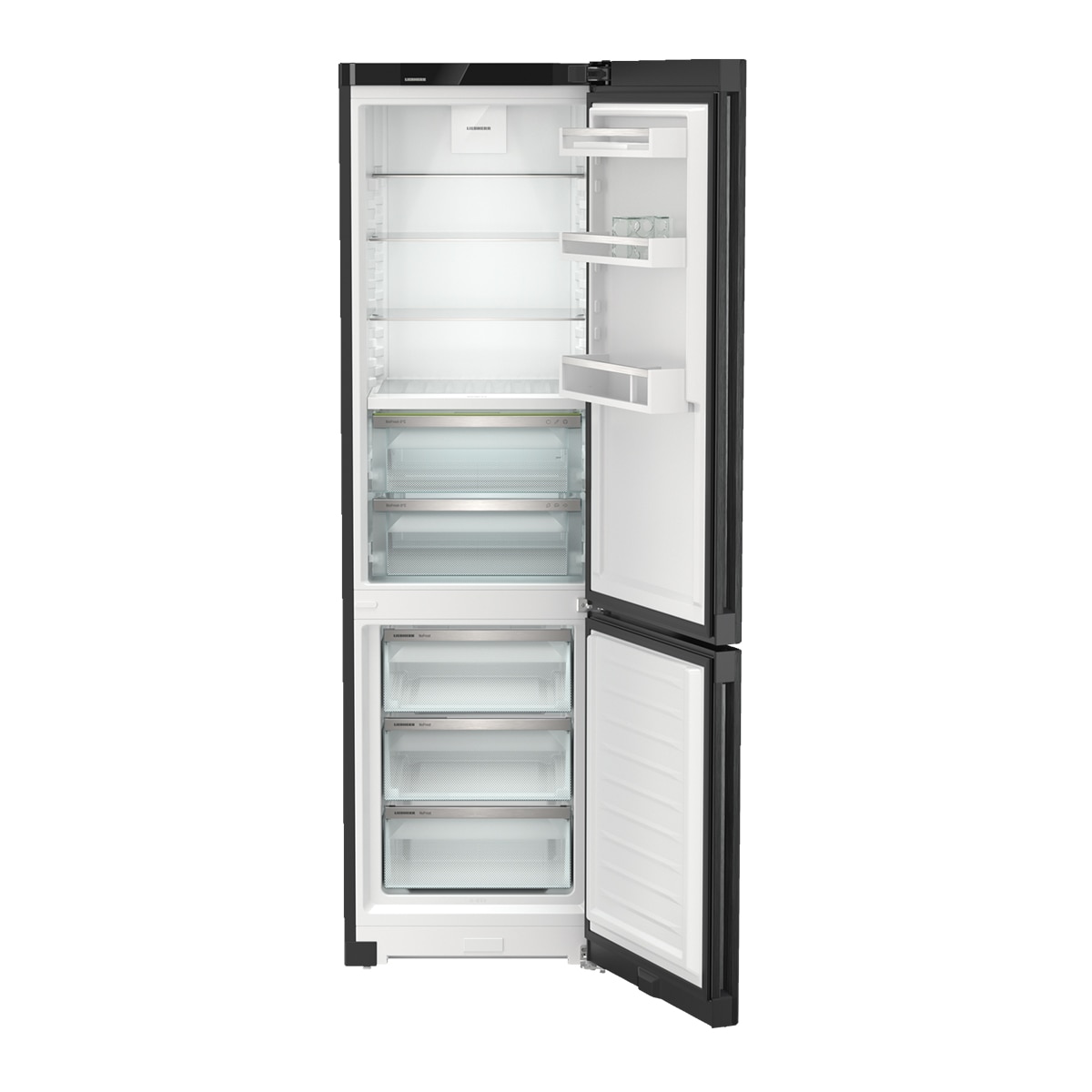 Frigorífico combi Liebherr No Frost, BluPerformance, DuoCooling - CBNbdc573i Black Inox-3