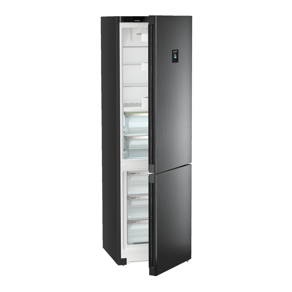 Frigorífico combi Liebherr No Frost, BluPerformance, DuoCooling - CBNbdc573i Black Inox-5
