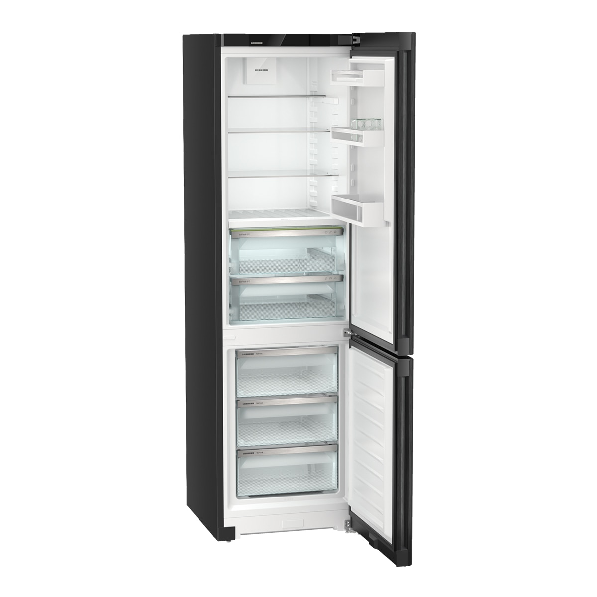 Frigorífico combi Liebherr No Frost, BluPerformance, DuoCooling - CBNbdc573i Black Inox-7