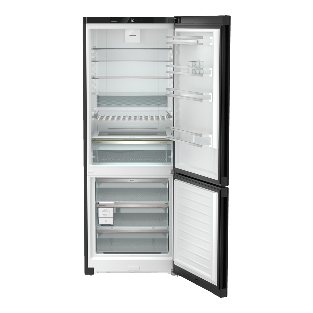 Frigorífico combi Liebherr No Frost, BluPerformance, EasyFresh - CNbdd7723 Black Inox-3