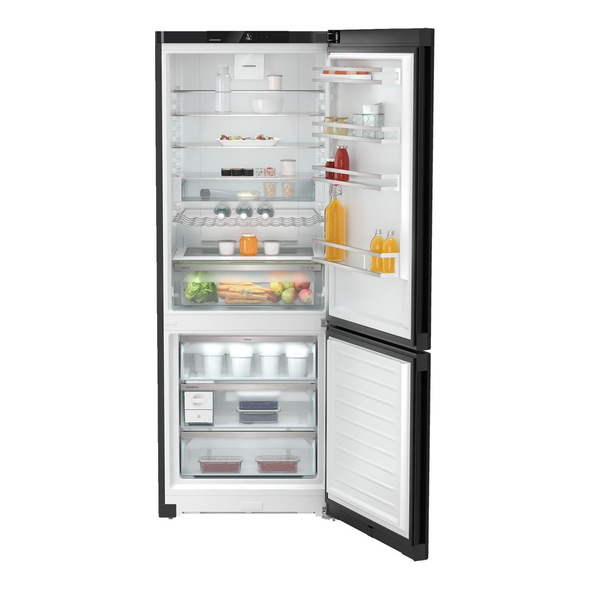 Frigorífico combi Liebherr No Frost, BluPerformance, EasyFresh - CNbdd7723 Black Inox-4