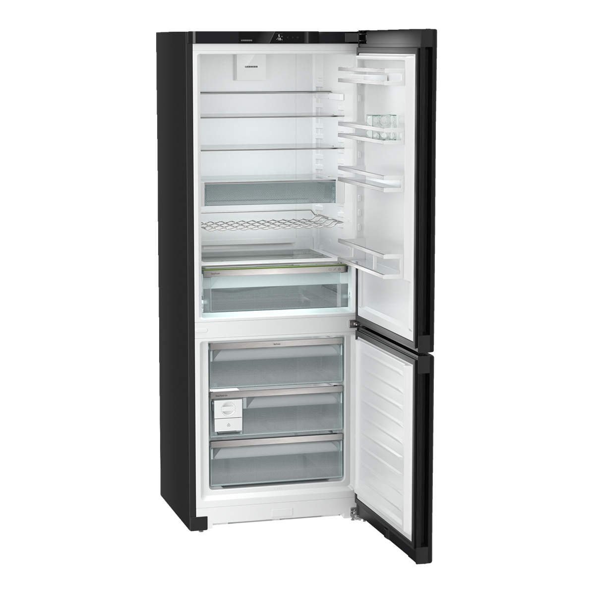 Frigorífico combi Liebherr No Frost, BluPerformance, EasyFresh - CNbdd7723 Black Inox-7