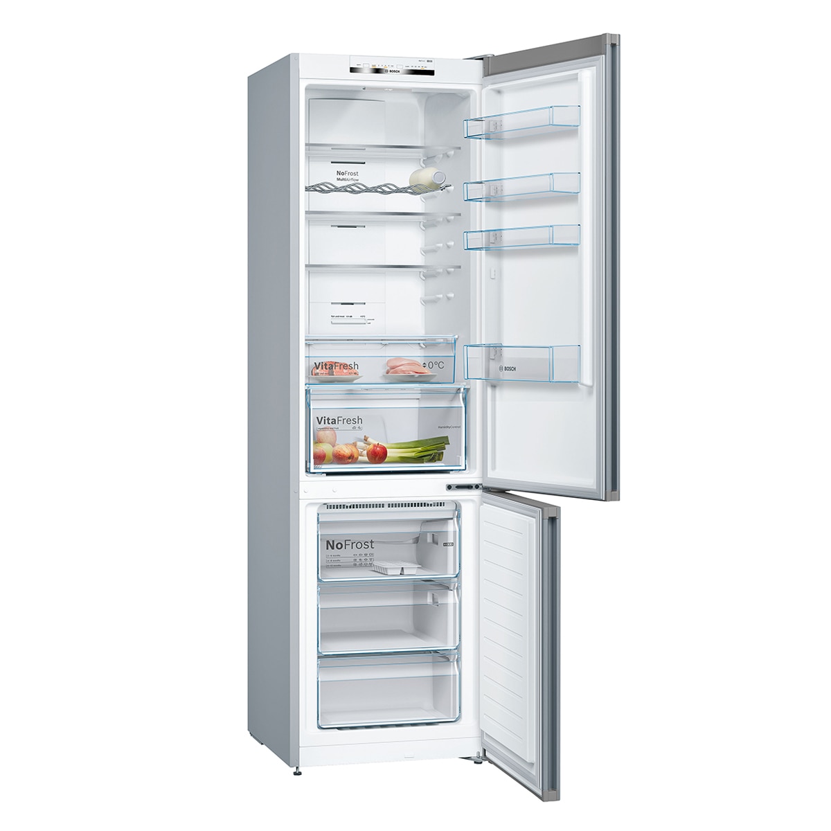 Frigorífico combi Bosch, Serie 4, Total NoFrost, VitaFresh - KGN392LDC Acero mate-3