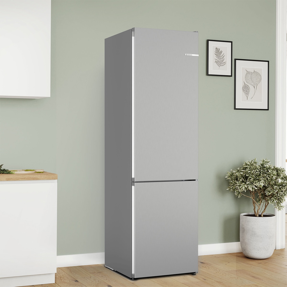 Frigorífico combi Bosch, Serie 4, VitaFresh XXL 0ºC - KGN392LCF Acero mate-2