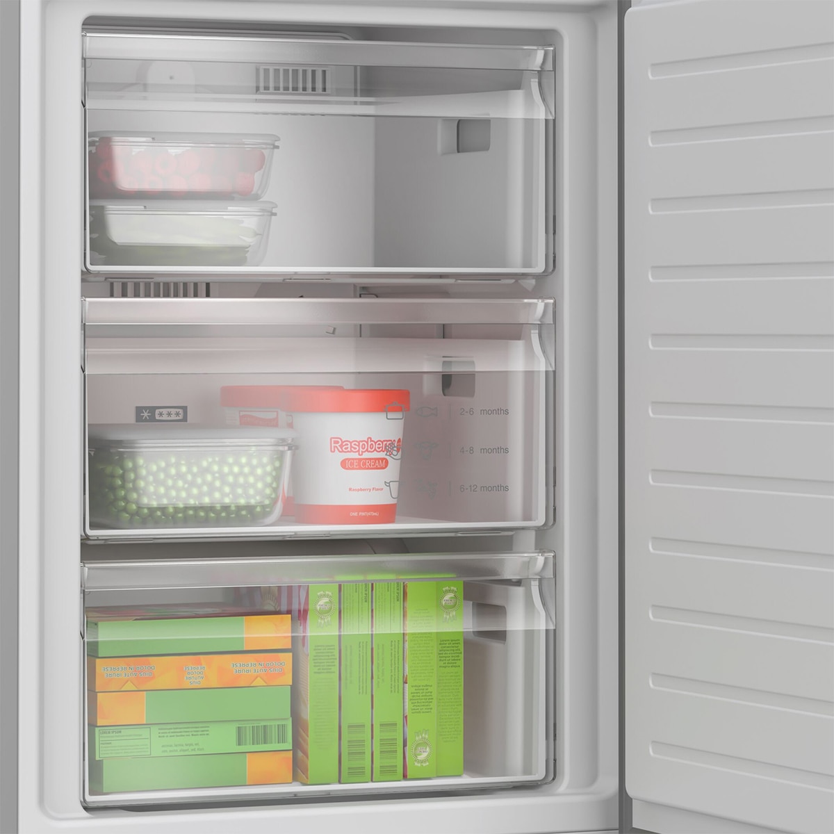 Frigorífico combi Bosch, Serie 4, VitaFresh XXL 0ºC - KGN392LCF Acero mate-7