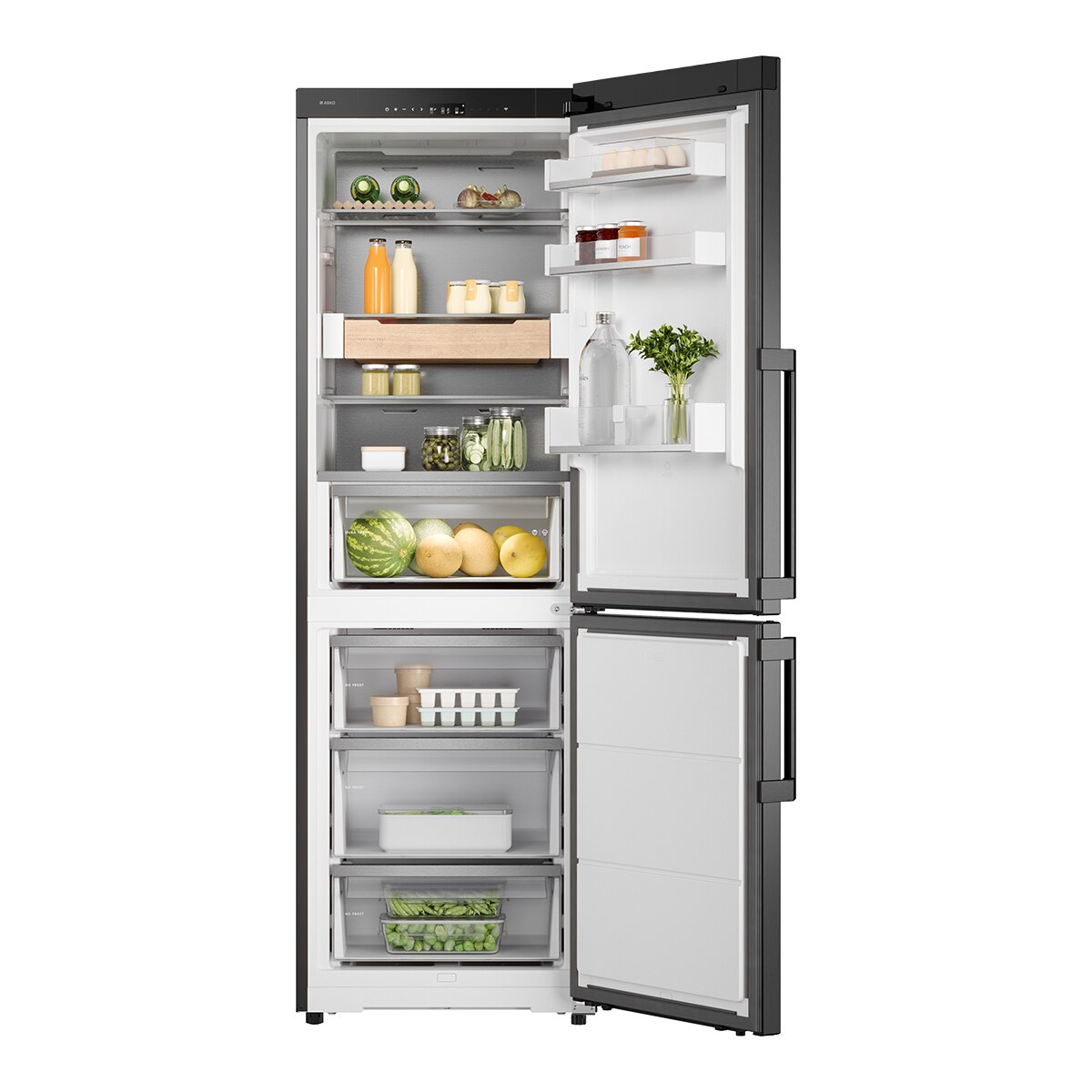 Frigorífico combi Asko Flush Integration - RFC586KNBB1 - Acero negro Acero negro-5