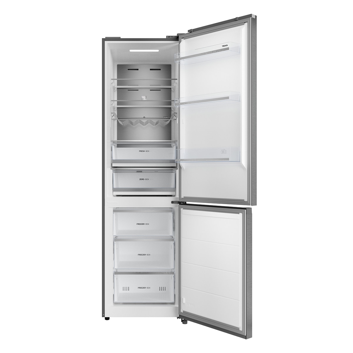 Frigorífico combi Teka Total No Frost con congelador inferior y tecnología MetalCooling - RBF 88681 INOX 2