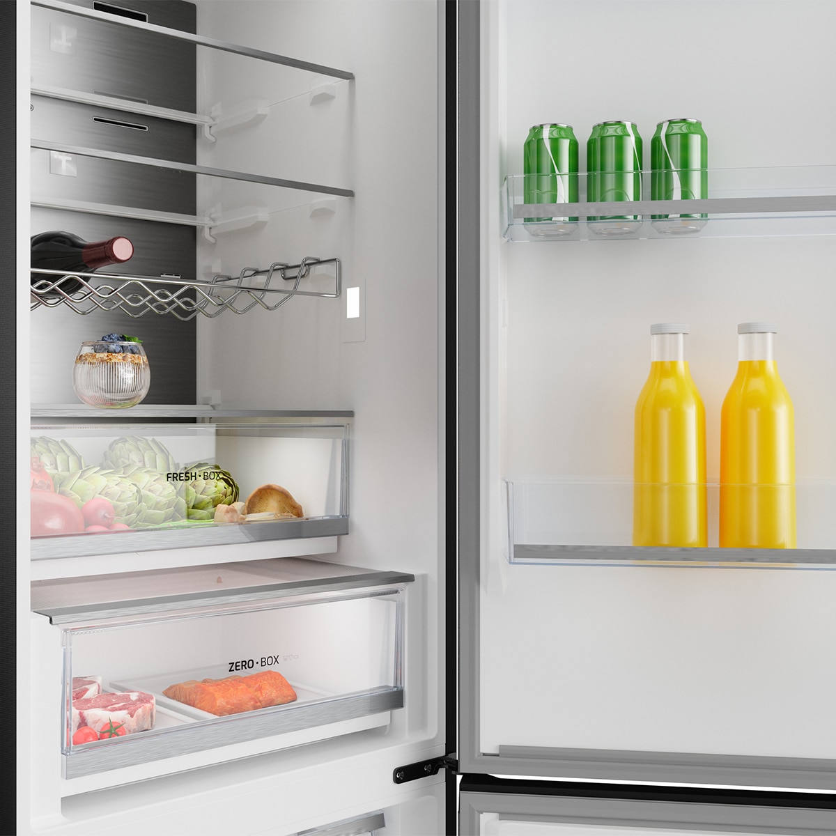 Frigorífico combi Teka Total No Frost con congelador inferior y tecnología MetalCooling - RBF 88681 INOX 10