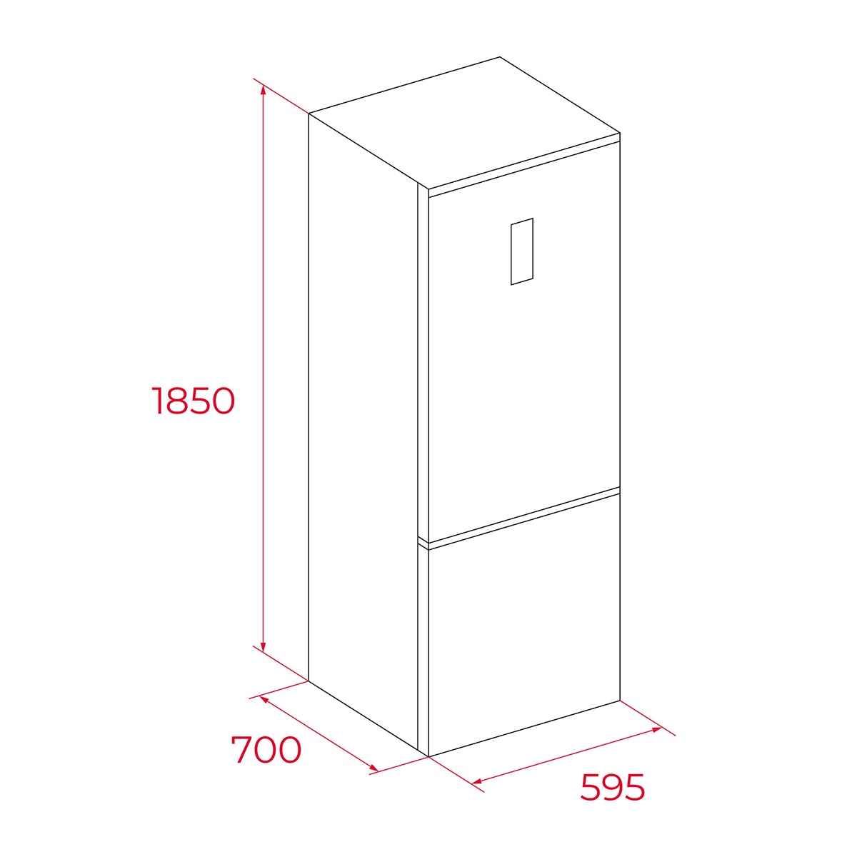 Frigorífico combi Teka Total No Frost con congelador inferior y tecnología MetalCooling -RBF 84681 INOX 8