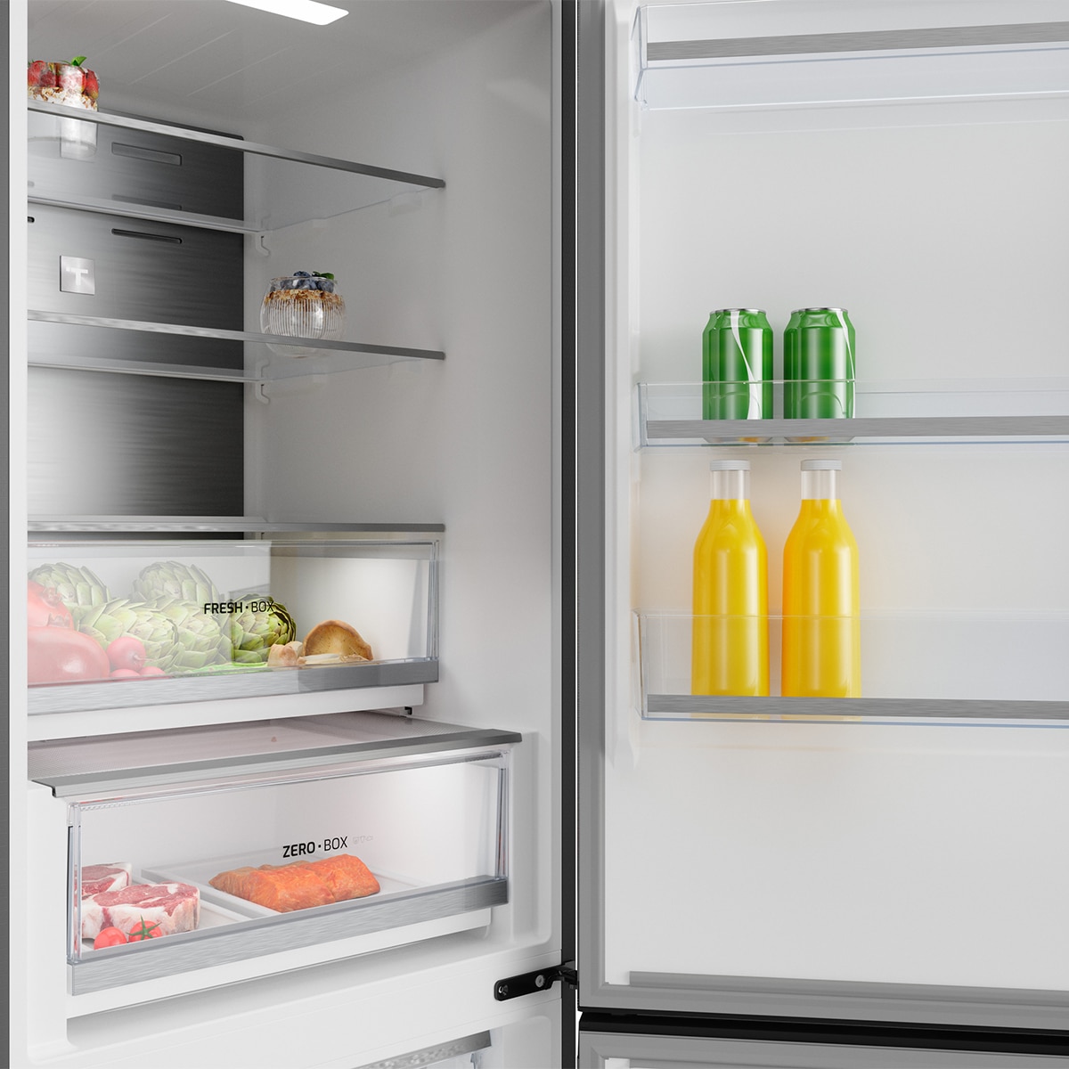 Frigorífico combi Teka Total No Frost con congelador inferior y tecnología MetalCooling -RBF 84681 INOX 10
