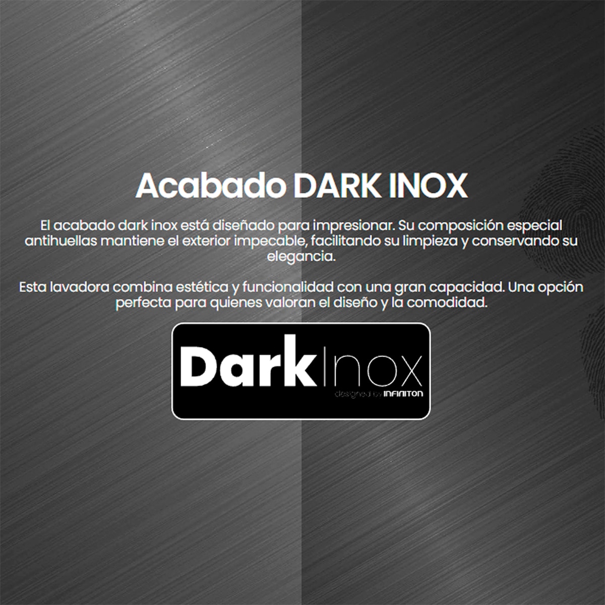 Frigorífico combi Infiniton Total No Frost, Inverter - FGC-322TC85DDK Dark inox-3