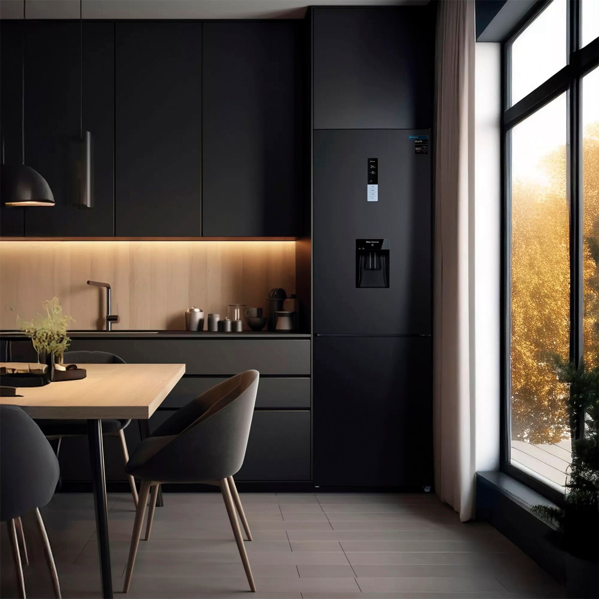 Frigorífico combi Infiniton Total No Frost, Inverter - FGC-322TC85DDK Dark inox-4
