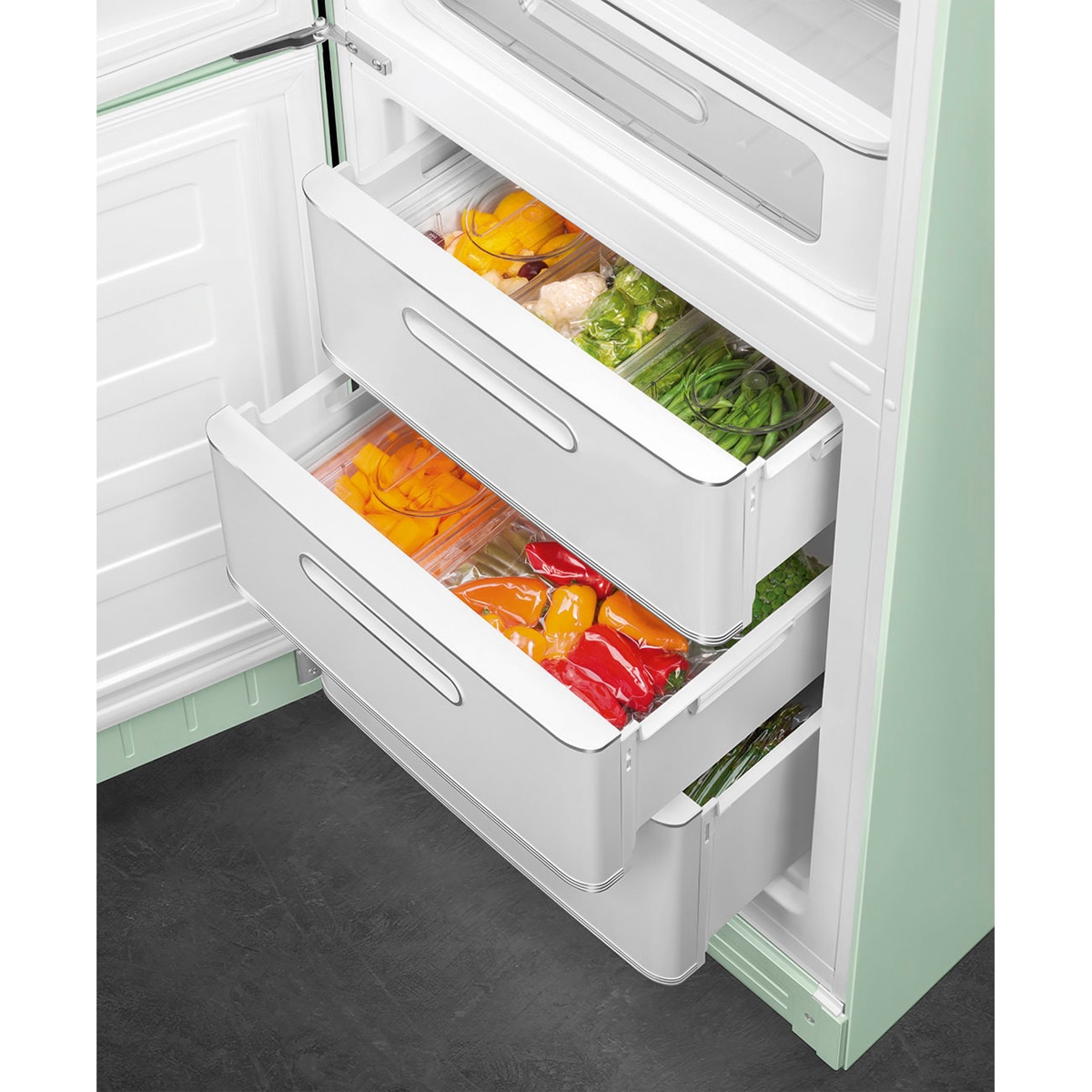 Imagen 11 de Frigorífico Combi Smeg, No Frost,  LifePlus 0 °C - FAB32LPG6