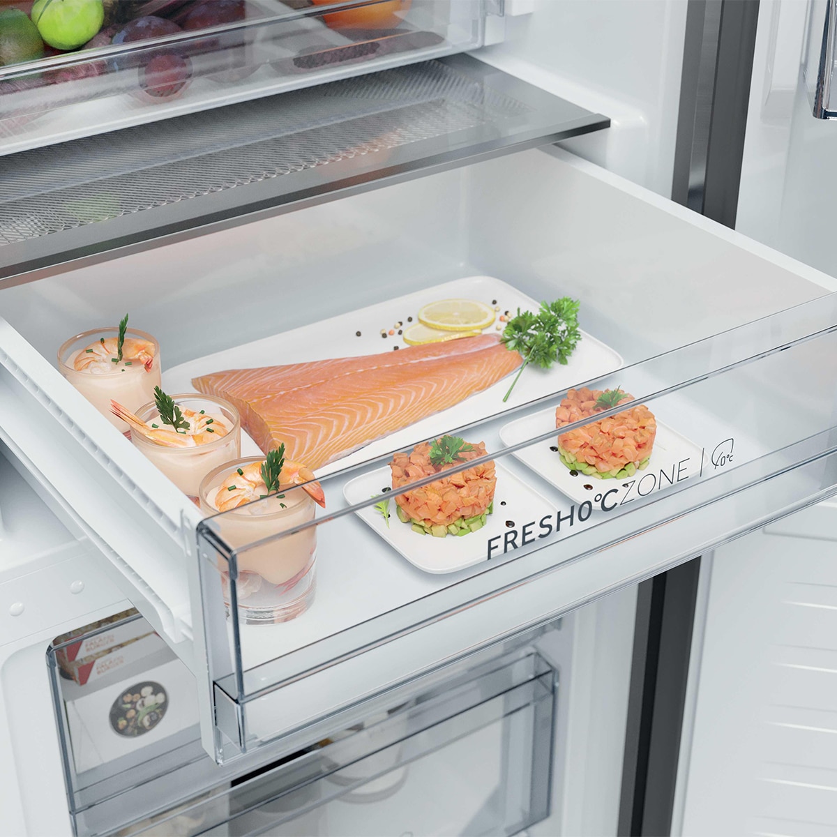 Frigorífico Combi Haier Total No Frost 3D 60 Series - HTR3620ANMP - Dark inox Dark inox-8