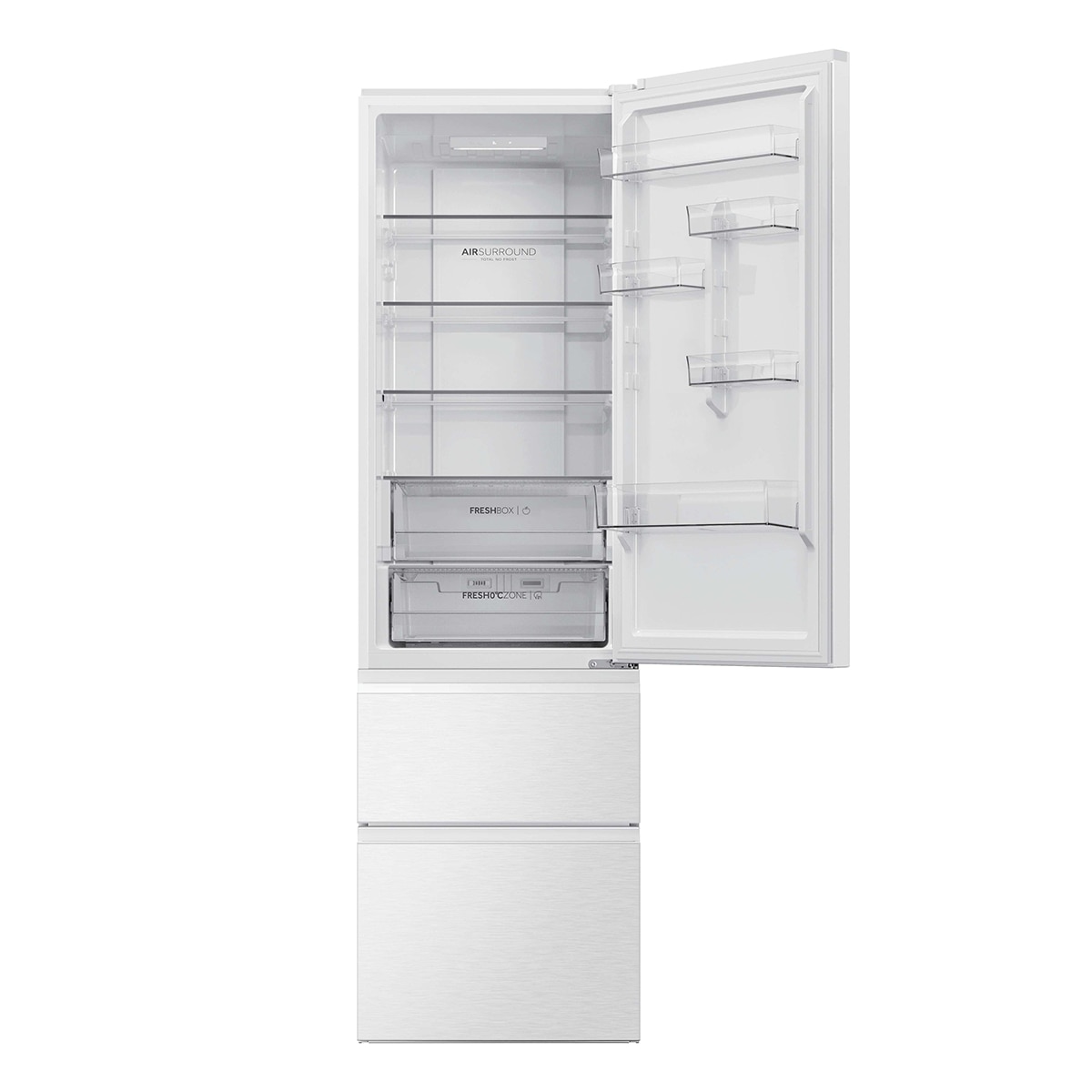 Frigorífico Combi Haier Total No Frost 3D 60 Series - HTR3620CNPW - Blanco Blanco-2
