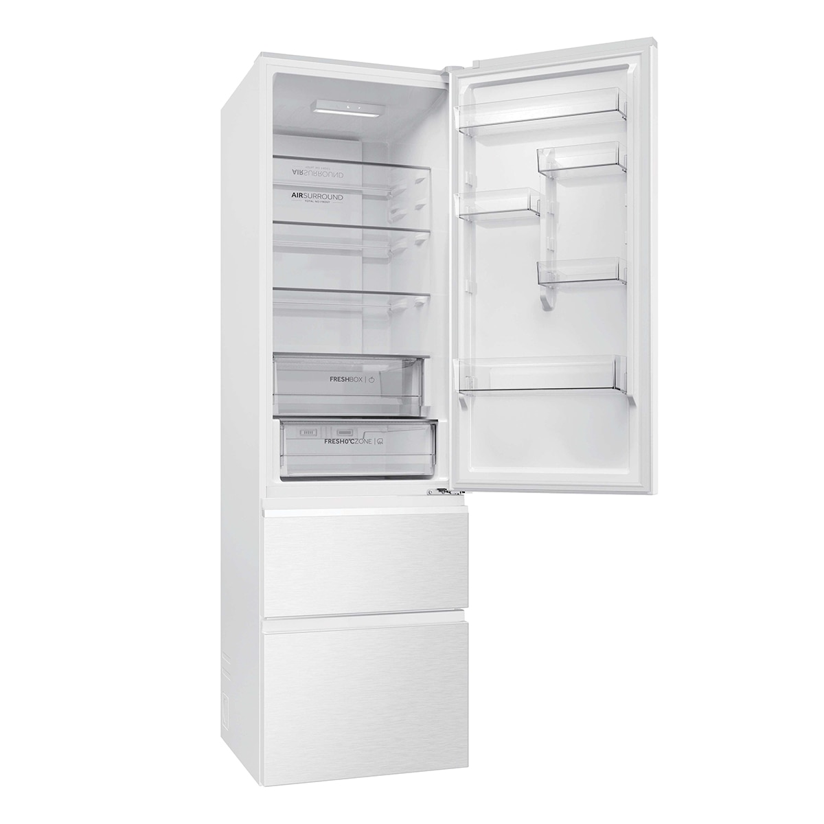 Frigorífico Combi Haier Total No Frost 3D 60 Series - HTR3620CNPW - Blanco Blanco-5