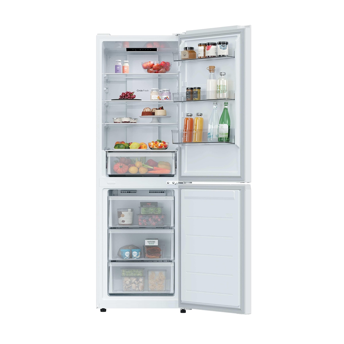 Frigorífico Combi Candy Space Fit Total No Frost Fresco Style - CNCQ2T6S18DW 4