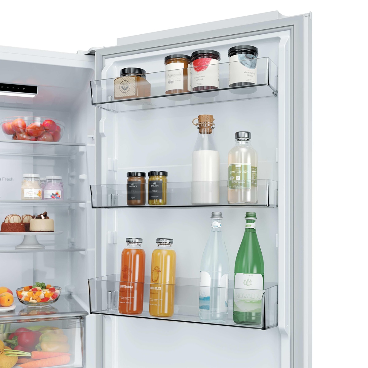 Frigorífico Combi Candy Space Fit Total No Frost Fresco Style - CNCQ2T6S18DW 15