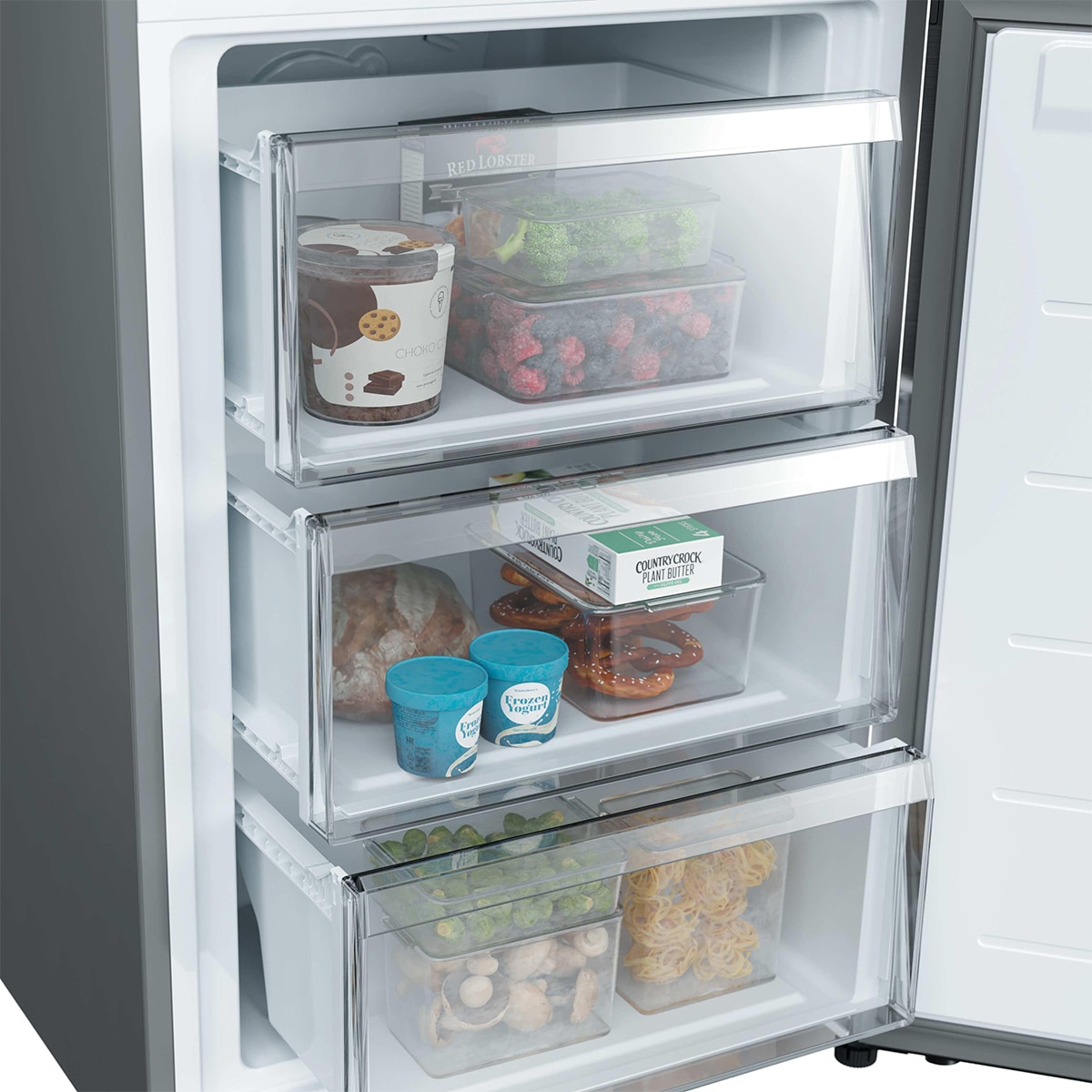 Frigorífico Combi Candy Space Fit Total No Frost Fresco Style - CNCQ2T6S18DX 13