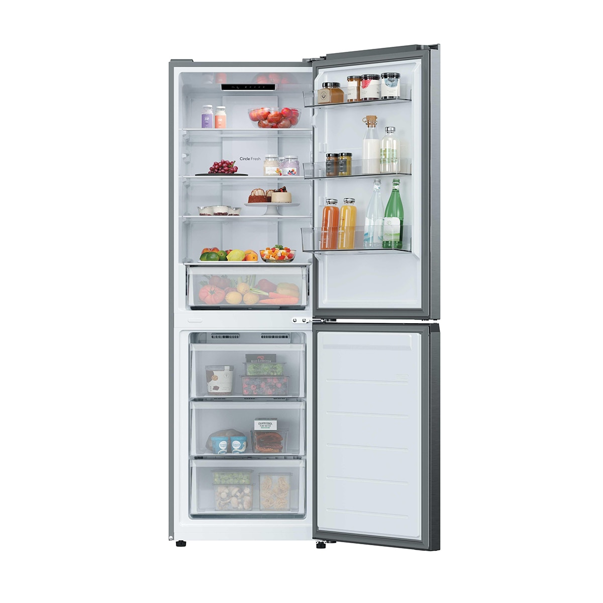 Frigorífico Combi Candy Space Fit Total No Frost Fresco Style - CNCQ2T6S18CX 4