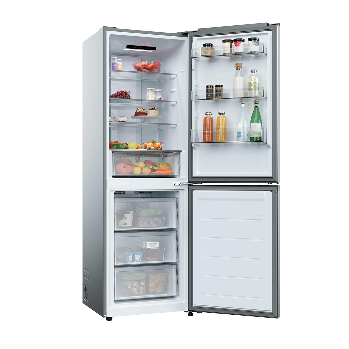 Frigorífico Combi Candy Space Fit Total No Frost Fresco Style - CNCQ2T6S18CX 5