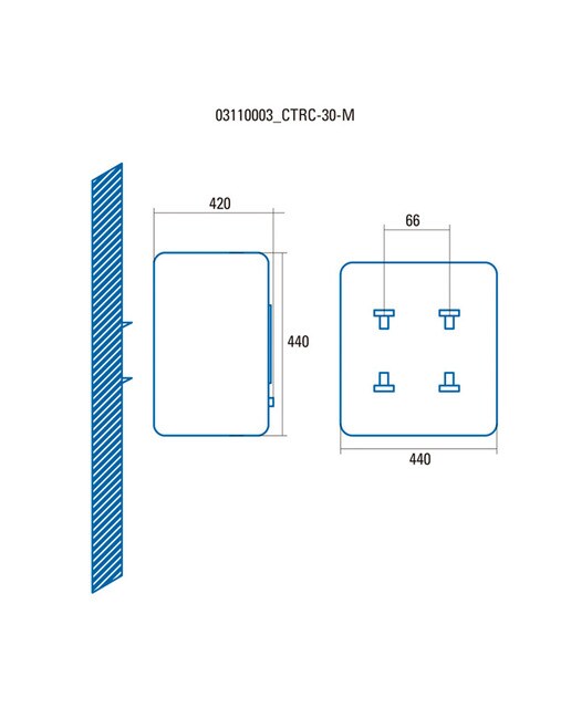 Termoacumulador Elétrico Vertical Cata CTRC 30M com Capacidade de 30 Litros Branco-2