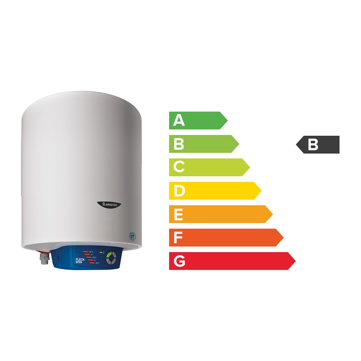 Termo eléctrico vertical/horizontal Ariston 25 litros - FLECK BON 25 EU2 Blanco-2