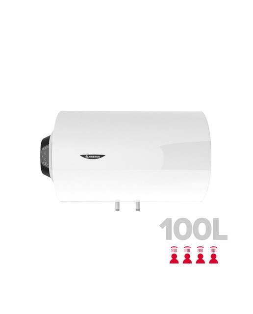 Termo eléctrico horizontal Ariston 100 litros -PRO1 ECO 100 H ES EU Blanco-3