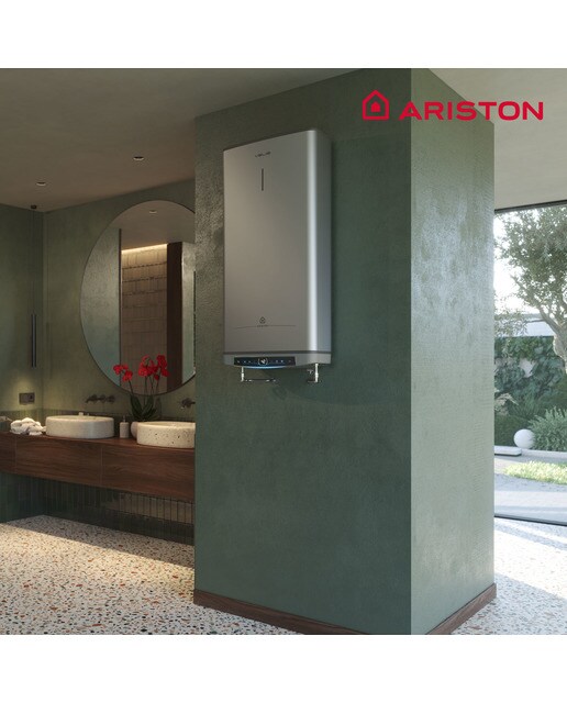 Termo eléctrico vertical/ horizontal Ariston 100 litros - VELIS DRY WIFI 100 - Gris Gris-11