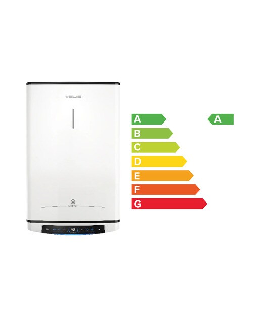 Termo eléctrico vertical/ horizontal Ariston 50 litros, conexión WiFi - VELIS WIFI 50 ES EU Blanco-5