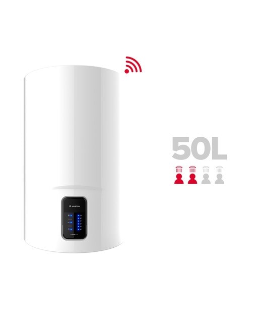 Termo eléctrico vertical Ariston 50 litros - LYDOS WIFI 50 V 2