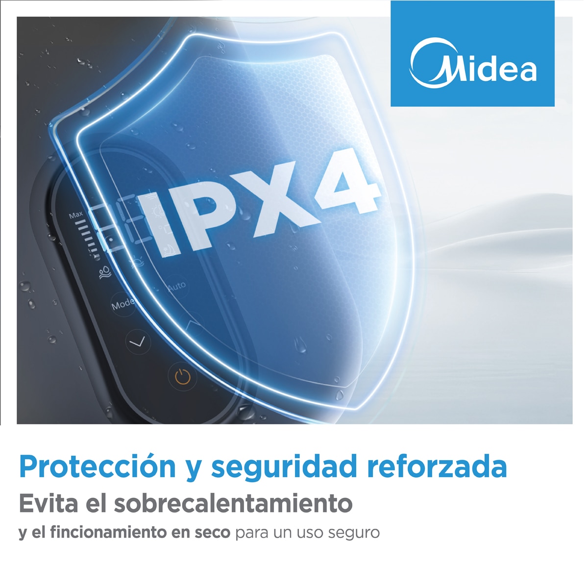 Termo eléctrico Vertical/Horizontal Midea - D50-15FA5 con capacidad de 50 litros Blanco-6